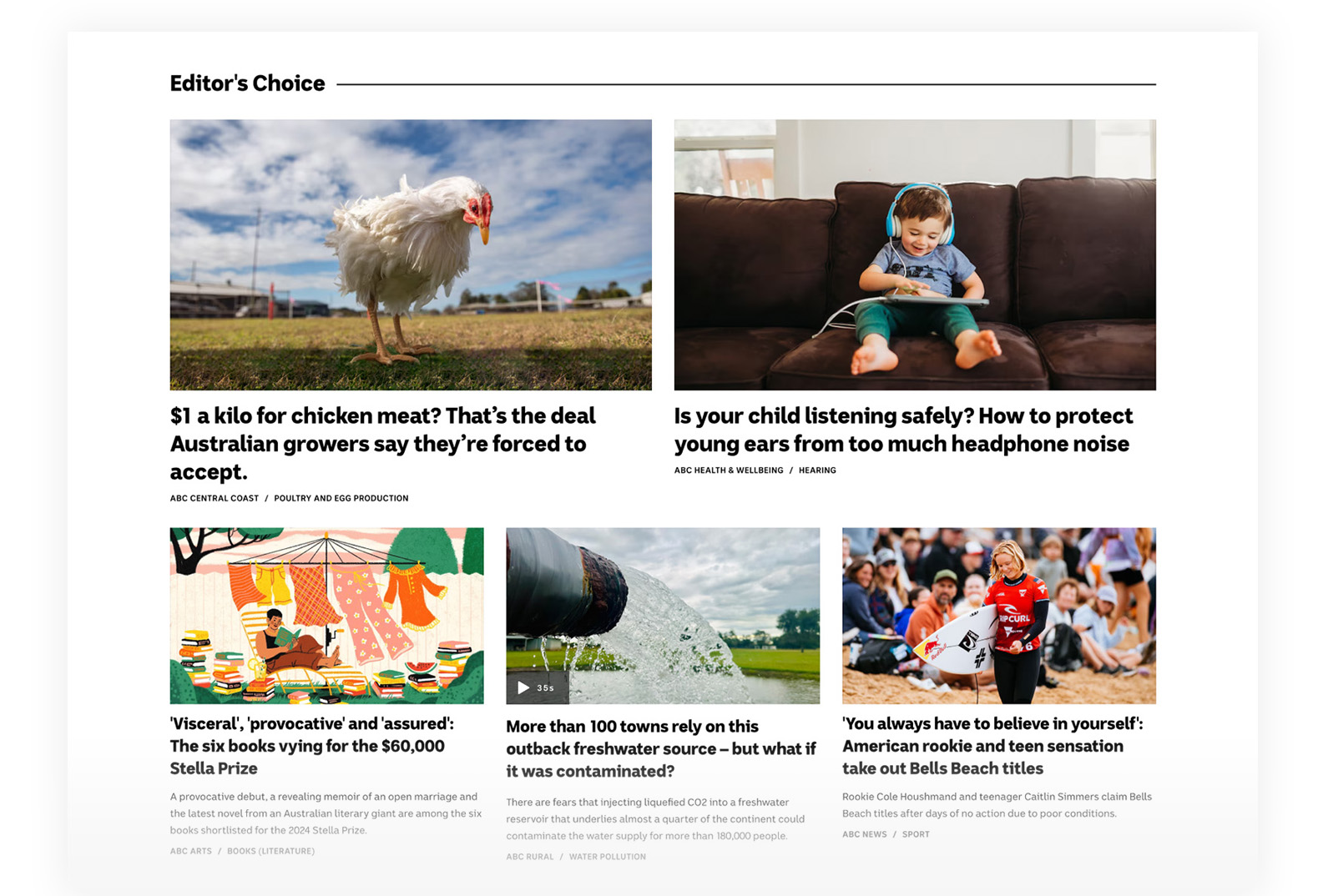 ABC Homepage