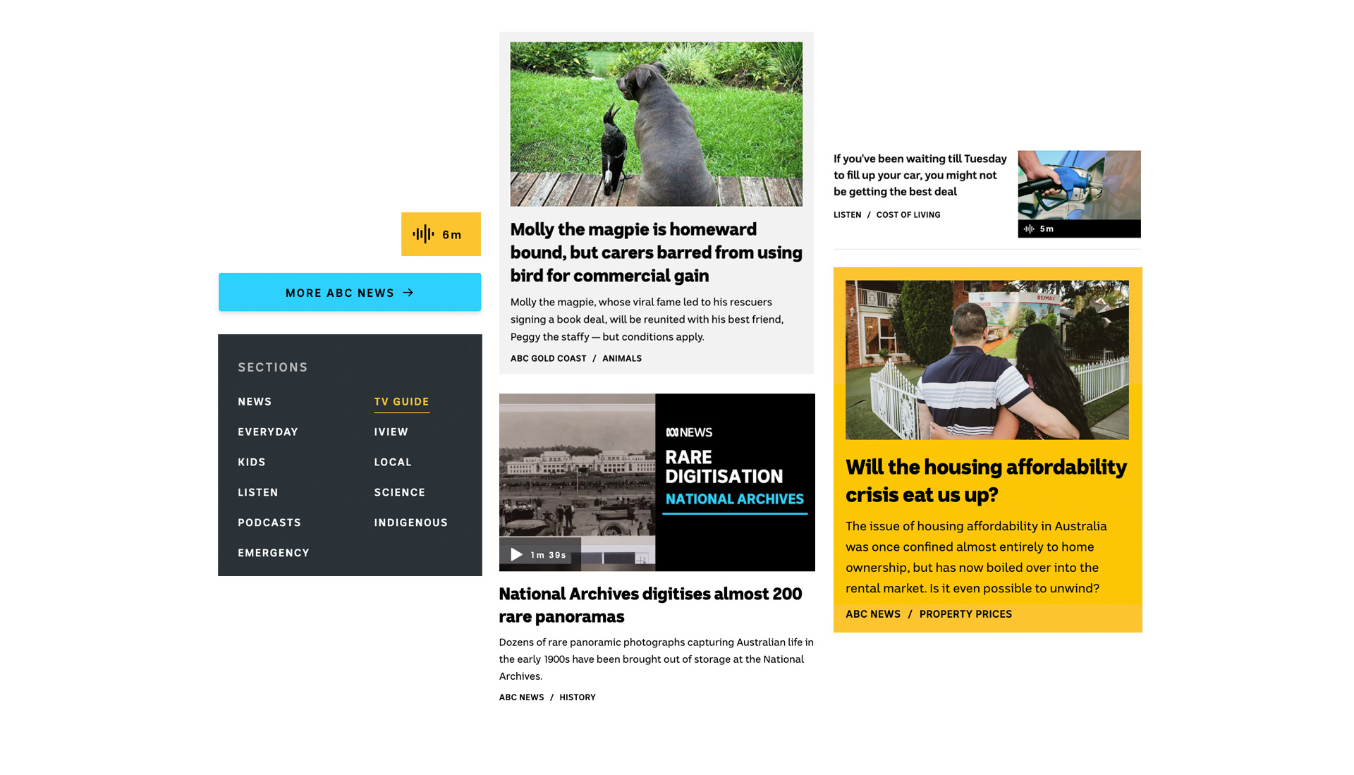 ABC Homepage
